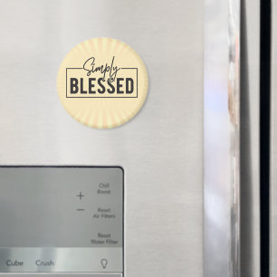 Simply Blessed Faith Based  Magnet