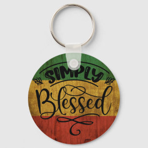 Simply Blessed Key Ring