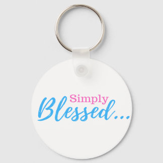 Simply Blessed Key Ring