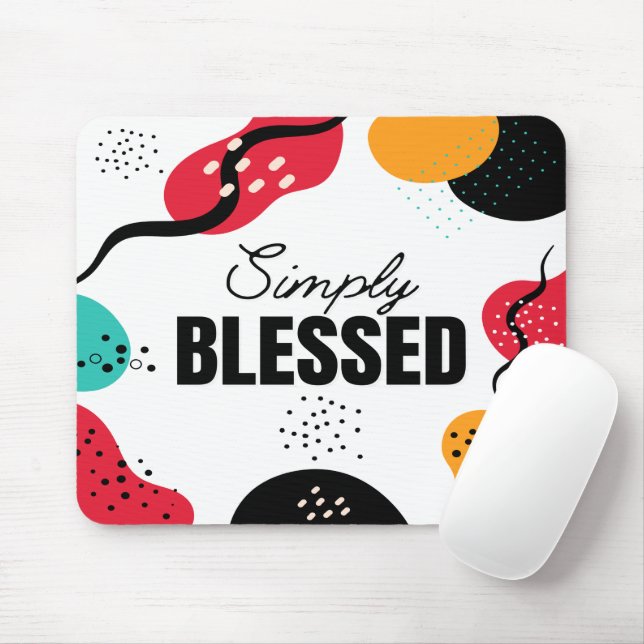 Simply Blessed Mouse Pad (With Mouse)