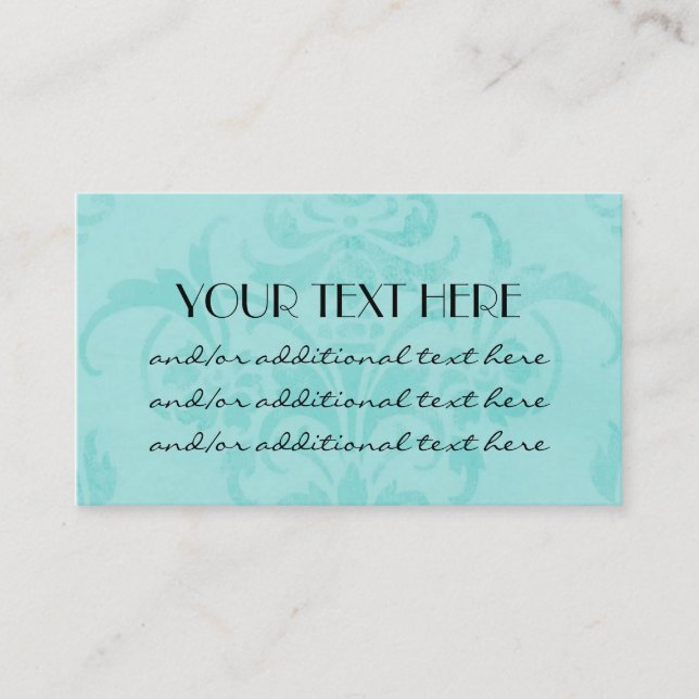 Simply Blue Business Card (Front)