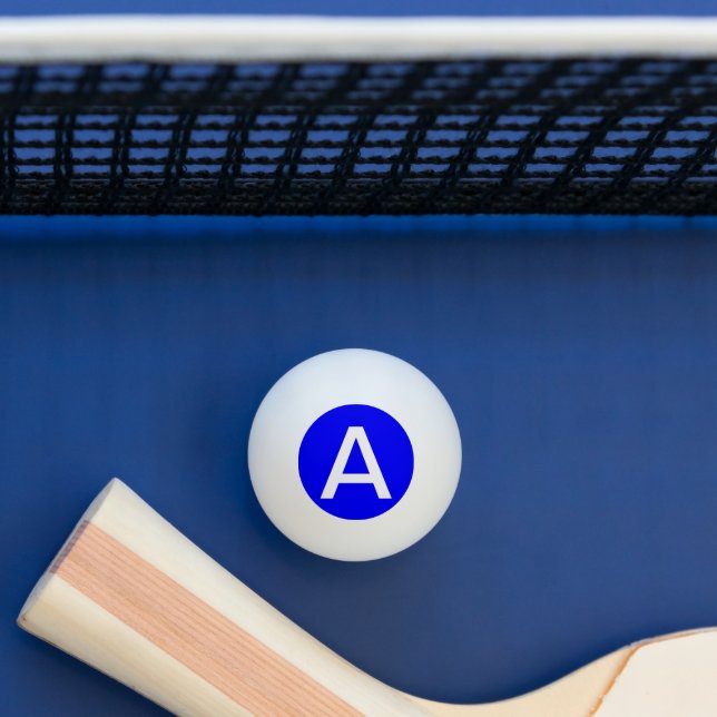 Simply Blue Solid Colour Ping Pong Ball (Table)