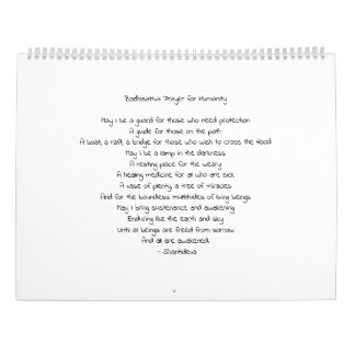 Simply Buddha Calendar