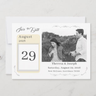 Simply Catholic Wedding Save The Date