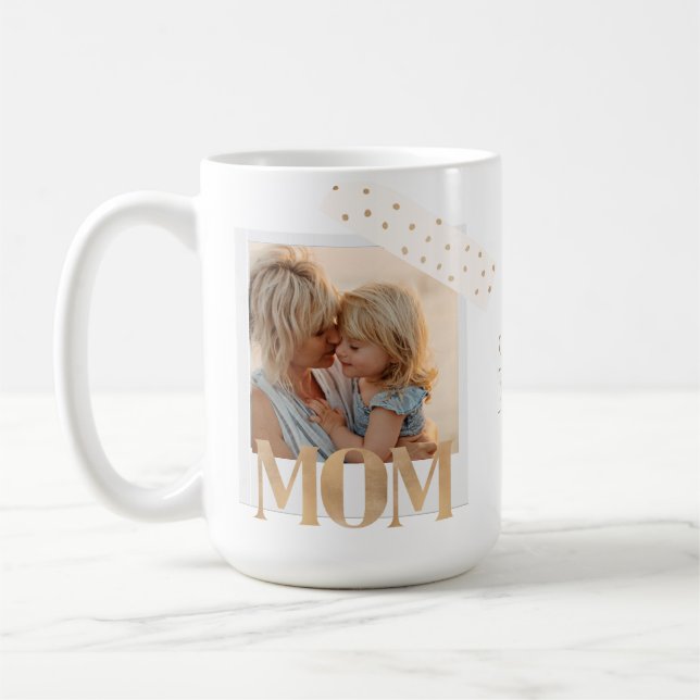 Simply Chic "A Mother's Love" Modern Photo Mug (Left)