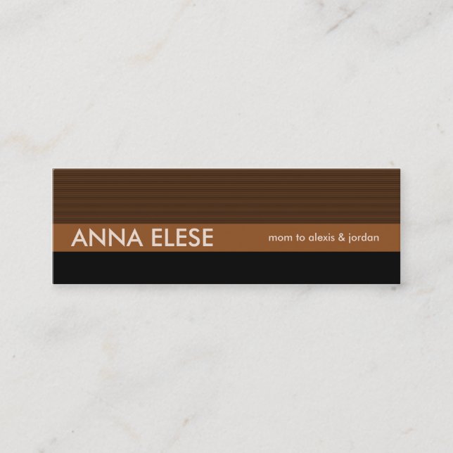 Simply Chic Calling Card (Front)