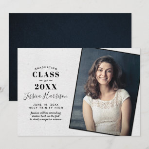 Simply Chic Photo Graduation Announcements