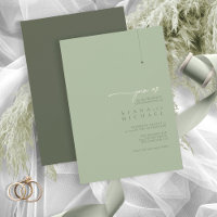 Simply Chic Wedding Sage/Moss ID1046