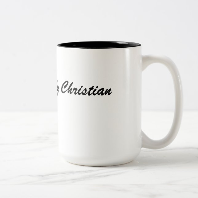 Simply Christian Two-Tone Coffee Mug (Right)