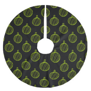 Simply Christmas Collection - Bauble Brushed Polyester Tree Skirt