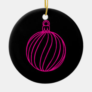 Simply Christmas Collection - Bauble Ceramic Ornament