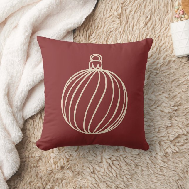 Simply Christmas Collection - Bauble Cushion (Blanket)