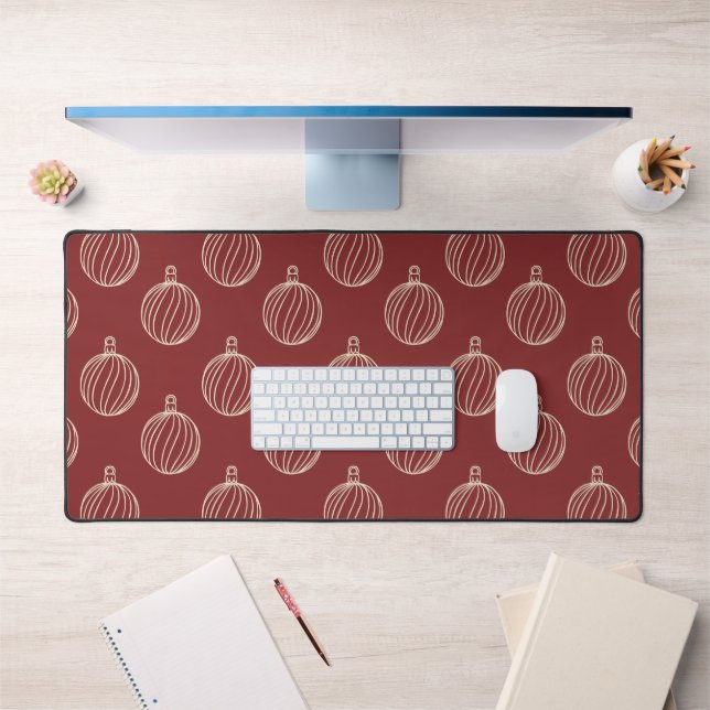 Simply Christmas Collection - Bauble Desk Mat (Office 1)