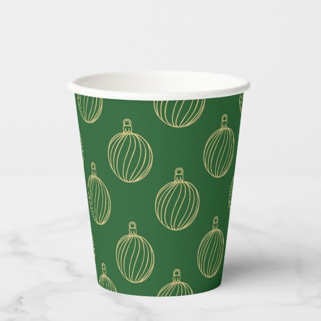 Simply Christmas Collection - Bauble Paper Cups (Front)