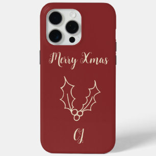 Simply Christmas Collection - Holly iPhone 15 Pro Max Case