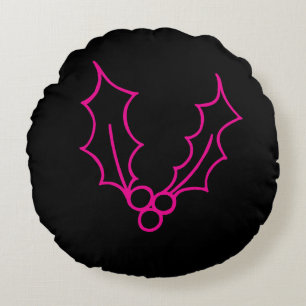 Simply Christmas Collection - Holly Round Cushion