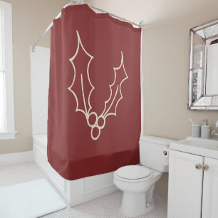Simply Christmas Collection - Holly Shower Curtain