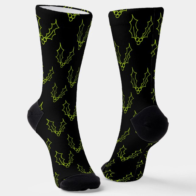 Simply Christmas Collection - Holly Socks (Angled)