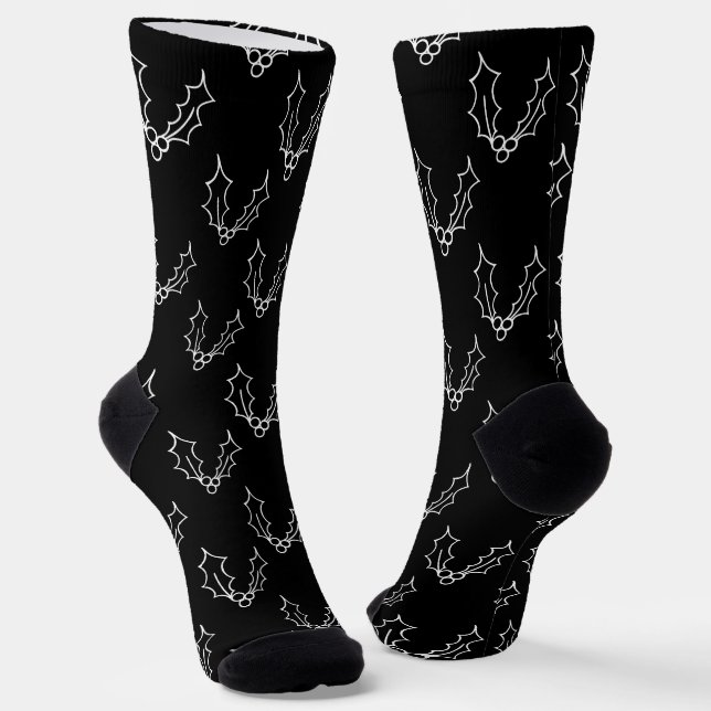 Simply Christmas Collection - Holly Socks (Angled)