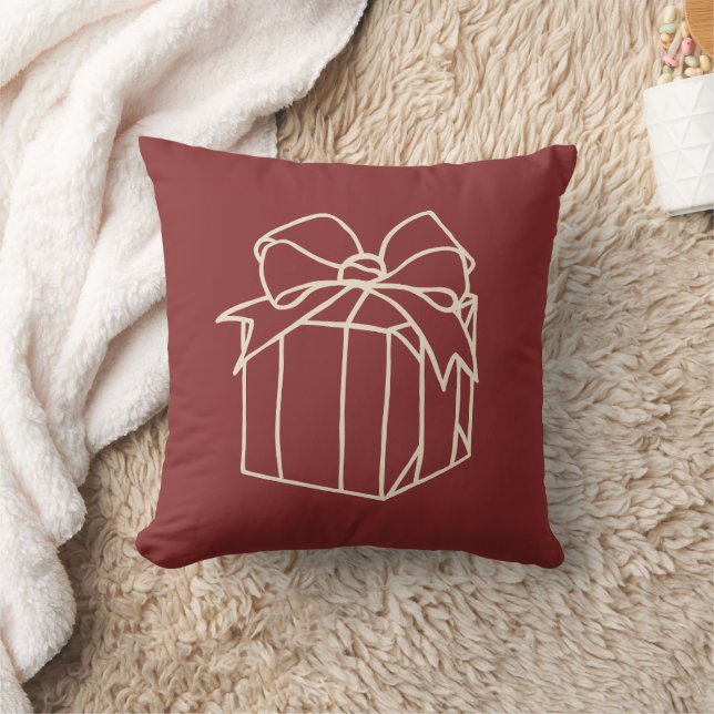 Simply Christmas Collection - Present Cushion (Blanket)