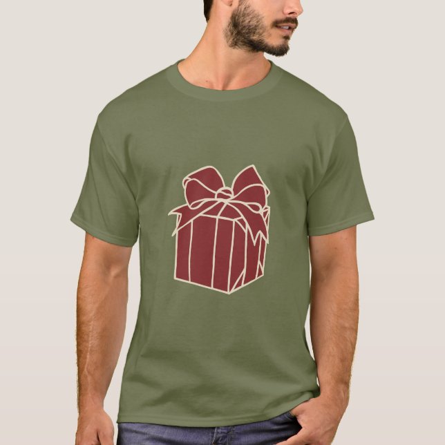 Simply Christmas Collection - Present T-Shirt (Front)