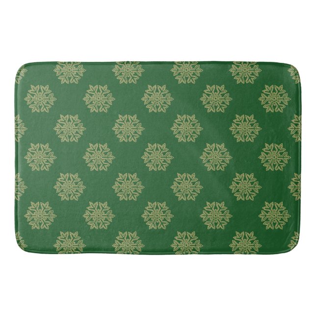 Simply Christmas Collection - Snowflake Bath Mat (Front)