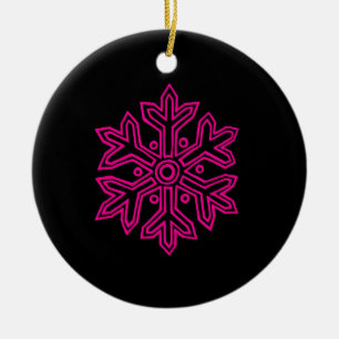 Simply Christmas Collection - Snowflake Ceramic Ornament