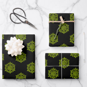 Simply Christmas Collection - Snowflake Wrapping Paper Sheet