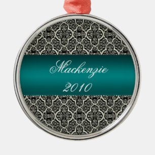 Simply Classic Holiday Damask Ornament