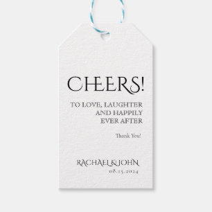 Simply Classic Wine Shooter Favour Tag