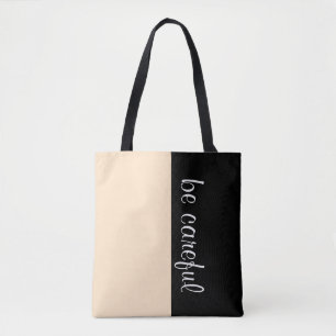 Simply colours LIGHT BROWN & your Text Tote Bag