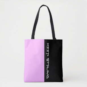 Simply colours LIGHT PINK & your Text Tote Bag