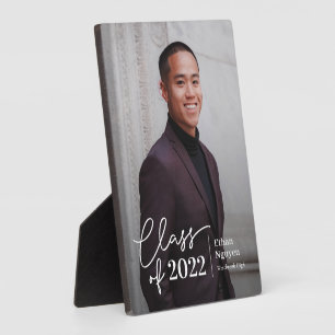 Simply Confident EDITABLE COLOR Graduation Plaque