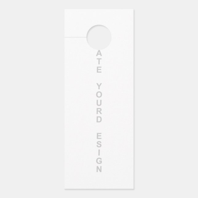 Simply - Create Your Own  Door Hanger (Front)