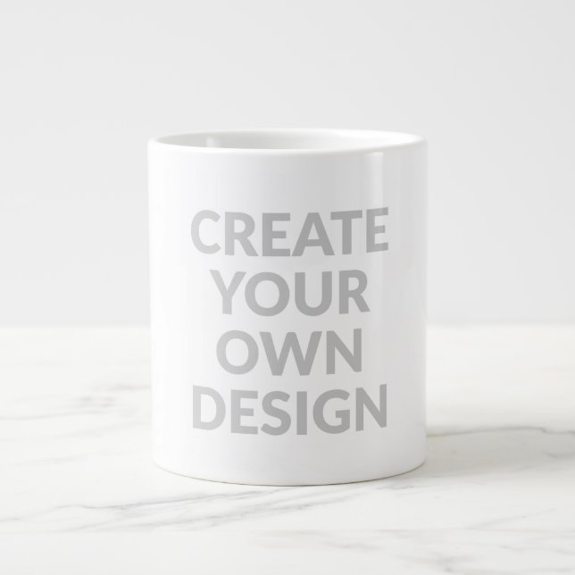 Simply - Create Your Own  Large Coffee Mug (Front)