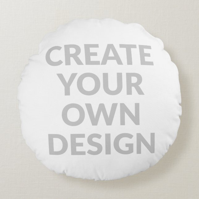 Simply - Create Your Own  Round Cushion (Front)