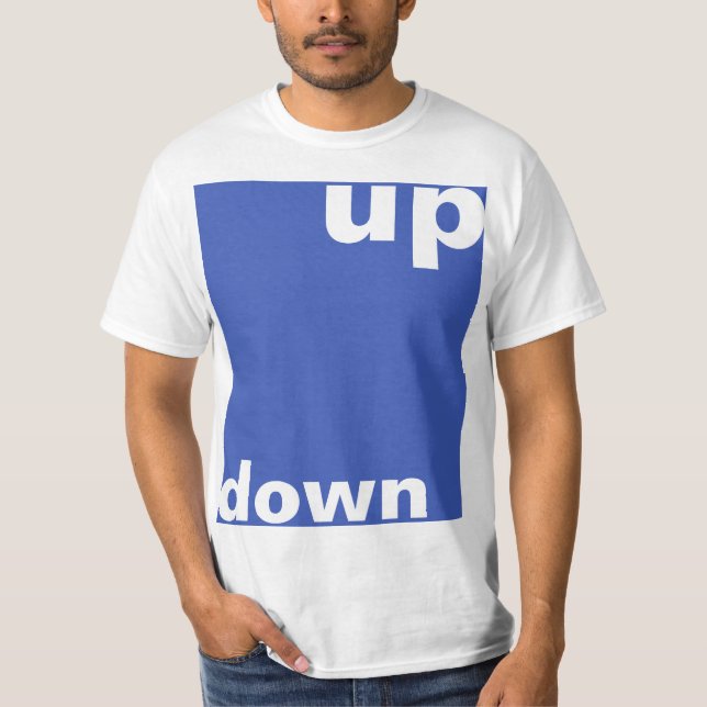 Simply design "rectangle blue up down" + your idea T-Shirt (Front)