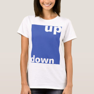 Simply design "rectangle blue up down" + your idea T-Shirt