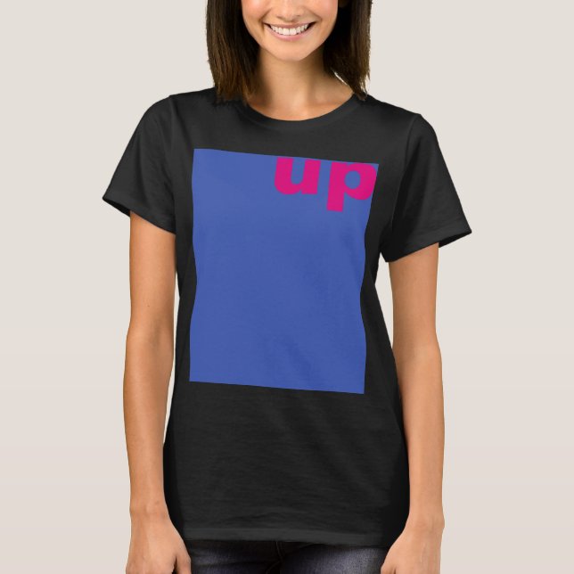 Simply design "rectangle blue up" + your ideas T-Shirt (Front)
