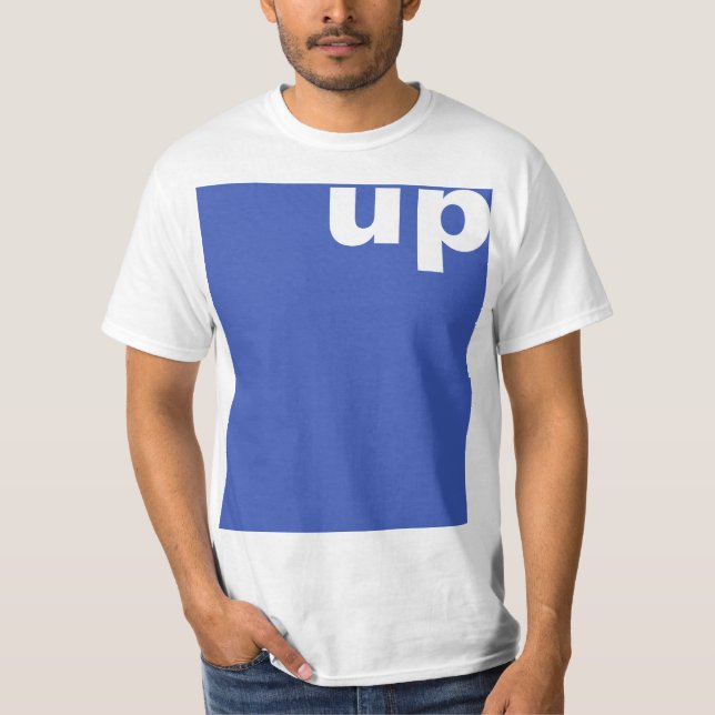 Simply design "rectangle blue up" + your ideas T-Shirt (Front)