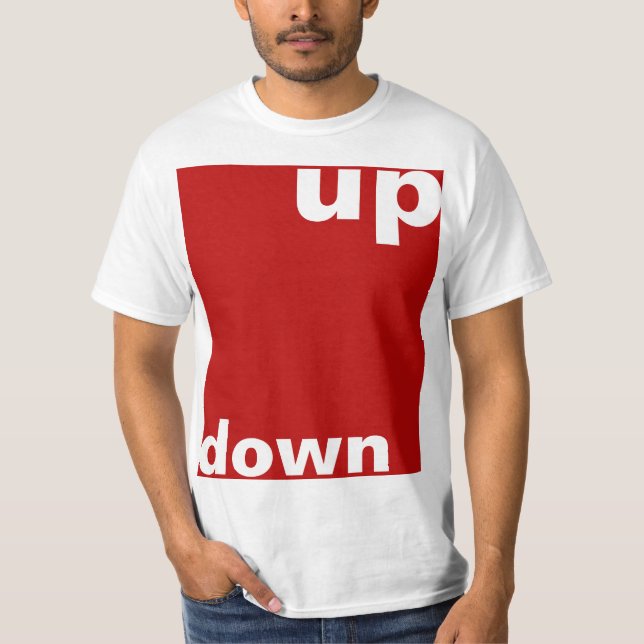 Simply design "rectangle red up down" + your idea T-Shirt (Front)