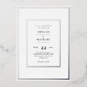 Simply Divine Wedding Silver Foil