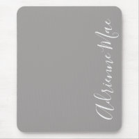 Simply Elegant Ash Grey Personalised