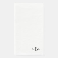 Simply Elegant Black Monogram 