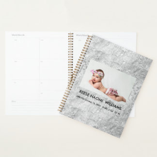 Simply Elegant cute Baby Girl Photo Planner