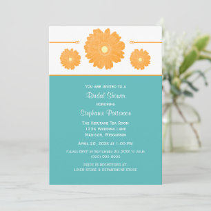 Simply Elegant Daisies Bridal Shower Invite