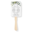 Simply Elegant Eucalyptus Wedding Program
