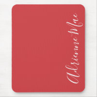 Simply Elegant Flame Red Personalised