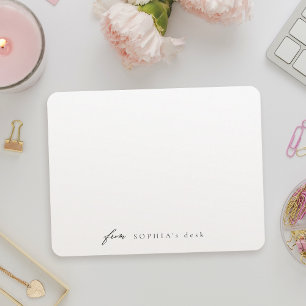 Simply Elegant Modern Personalised Stationery Card