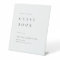 Simply Elegant Modern Wedding Guest Book